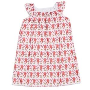 NWT Roller Rabbit Pink Monkey Marina Nightgown Size 2- sold out!